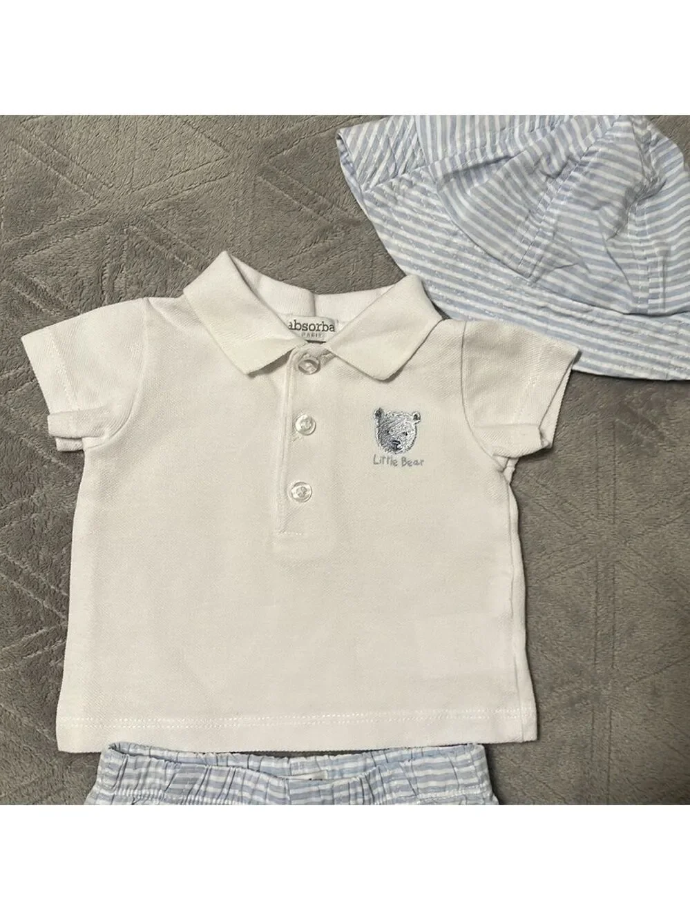 Shirt, shorts and bucket hat Matching set